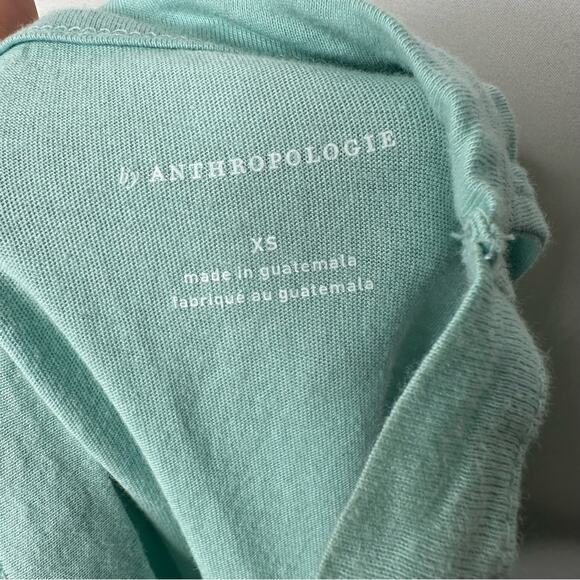 ANTHROPOLOGIE Asymmetrical Cutout Tank Sky NWT in XS - Picture 2 of 4